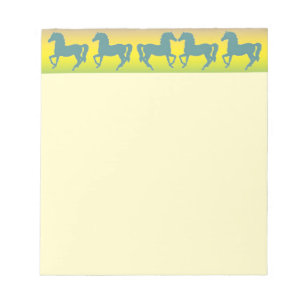 Horses Notepad