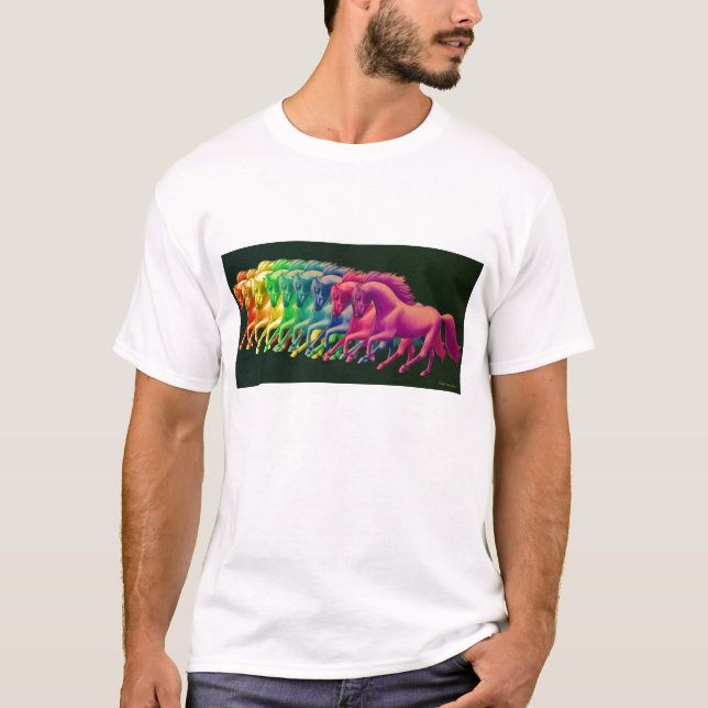 Horses of Different Colours Kids Premium T-Shirt (Front)