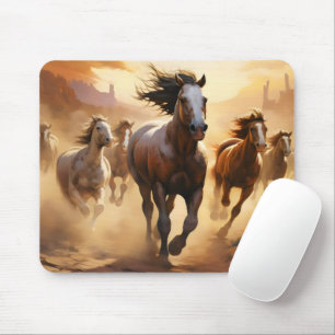 Horses on Desert Mouse Pad