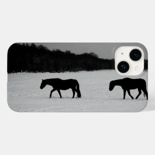 Horses On Snow iphcnm Case-Mate iPhone 14 Case