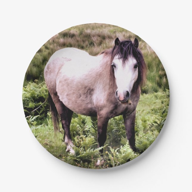 HORSES PAPER PLATE (Front)