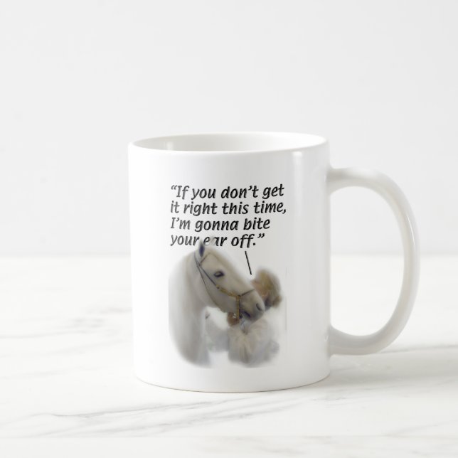 Horses - Paso Fino - Bite your ear Coffee Mug (Right)