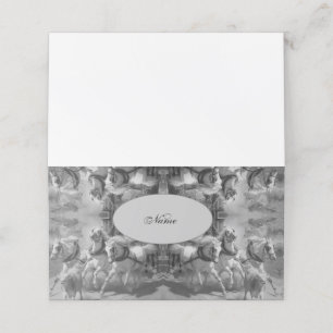 Horses –Pferde – Namen Place Card