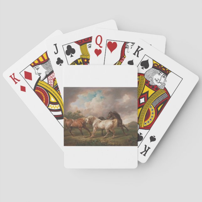  Horses  Playing Cards (Back)