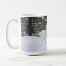 Horses Playing In The Snow Mug