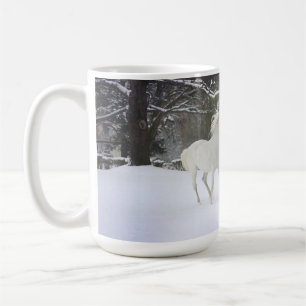 Horses Playing In The Snow Mug