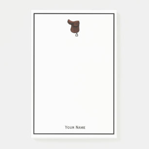 Horses - Preppy Equestrian Tack Saddle Colour Post-it Notes