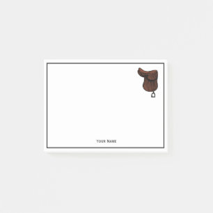Horses - Preppy Equestrian Tack Saddle Colour Post-it Notes