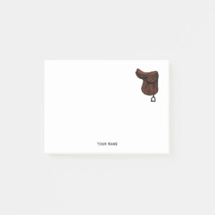 Horses - Preppy Equestrian Tack Saddle Colour Post-it Notes