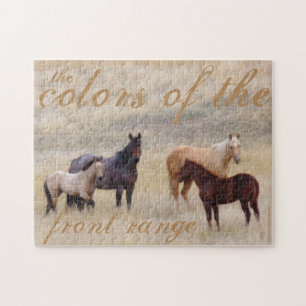 Horses puzzle by Amanda Smith Wyoming Photographer