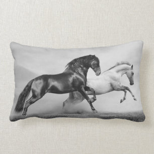 Horses Run Lumbar Cushion