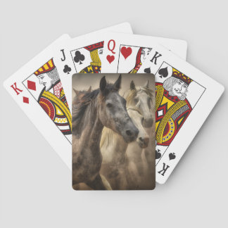 Horses Running Free Playing Cards