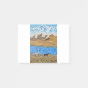horses-running-in-the-mountains-magdalena-frohnsdo post-it notes