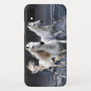 Horses running throw pillow iPhone XR case
