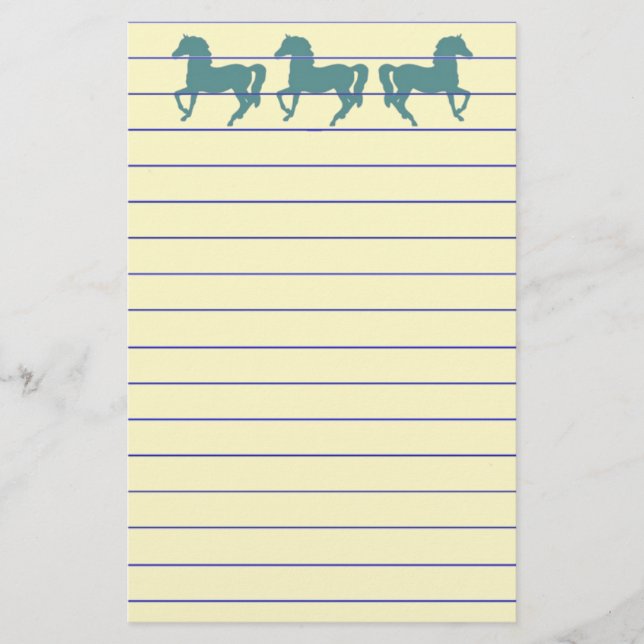 Horses Stationery (Front)