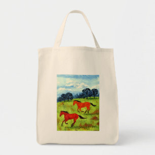 Horses Tote Bag - "Unbridled"