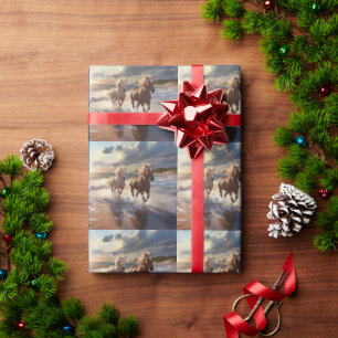 Horses wrapping paper