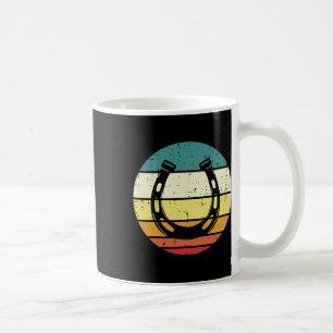Horsescute Ss Cute Ss Sunset Retro Horse Horseback Coffee Mug