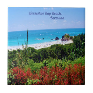 Horseshoe, Bay Beach, Bermuda Ceramic Tile