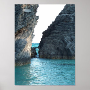 Horseshoe Beach Bermuda Poster