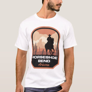 Horseshoe Bend Arizona Desert Cowboy T-Shirt