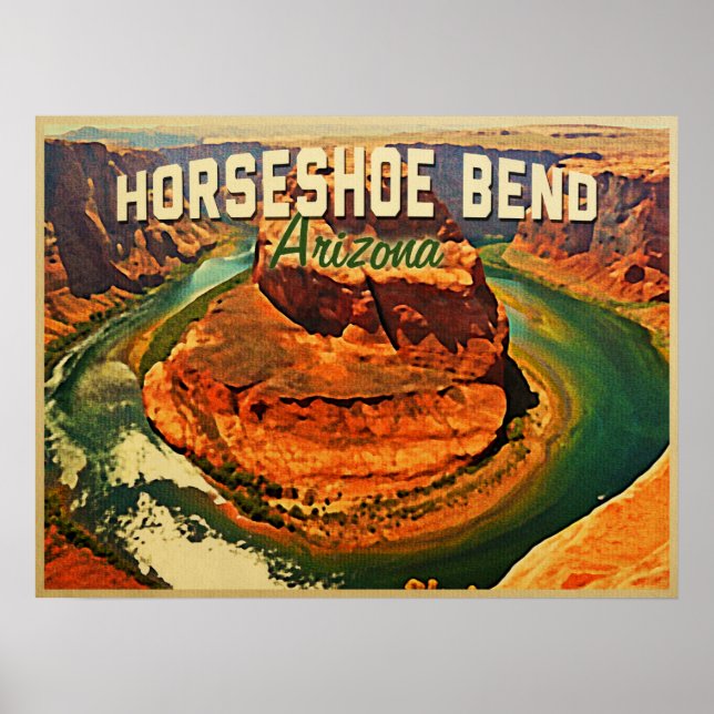 Horseshoe Bend Arizona Poster (Front)