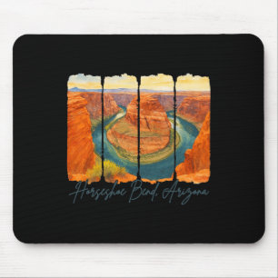 Horseshoe Bend Arizona Traveling Trip Brushstroke  Mouse Pad