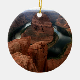 Horseshoe Bend, Colorado River Arizona Ceramic Tree Decoration