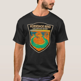 Horseshoe Bend Colorado River Vintage T-Shirt
