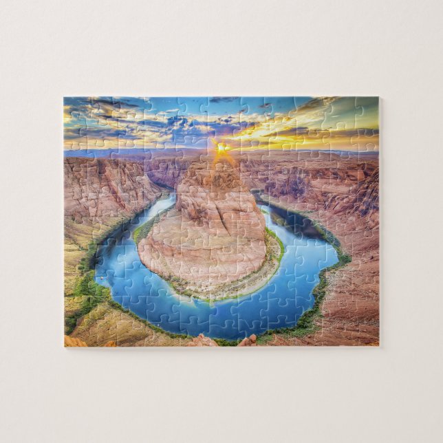 Horseshoe Bend, Page, Arizona, United States Jigsaw Puzzle (Horizontal)