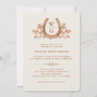 Horseshoe Cactus Western Boho Bridal Shower