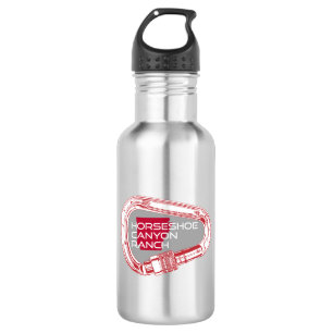 Horseshoe Canyon Ranch Arkansas Climbing Carabiner 532 Ml Water Bottle
