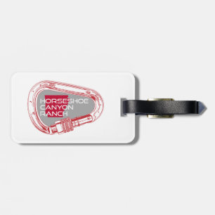 Horseshoe Canyon Ranch Arkansas Climbing Carabiner Luggage Tag