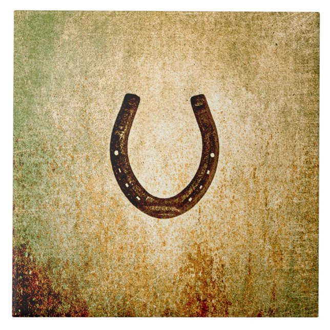 Horseshoe Ceramic Tile (Front)