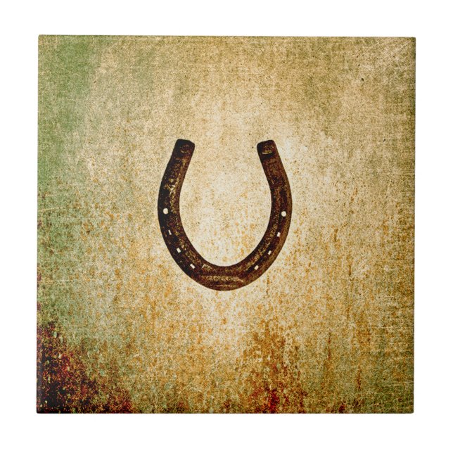 Horseshoe Ceramic Tile (Front)