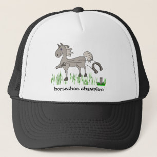 horseshoe champion trucker hat