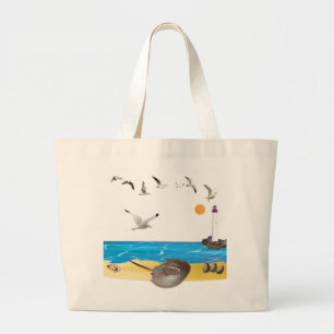 Horseshoe Crab Beach Tote Bag
