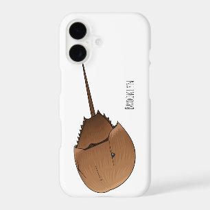 Horseshoe crab cartoon illustration