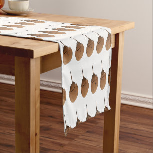 Horseshoe crab cartoon illustration short table runner