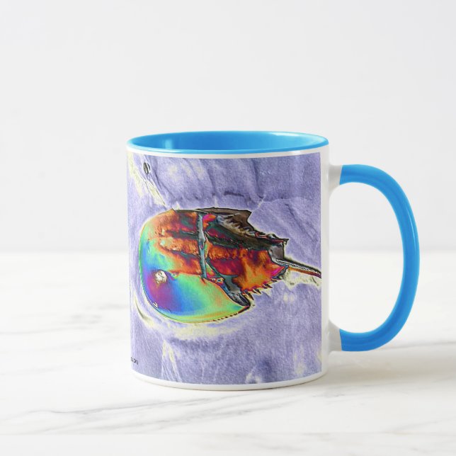 Horseshoe Crab Foil Design Mug (Right)