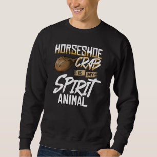 Horseshoe Crab Xiphosura Blood Eggs Fossil Sweatshirt