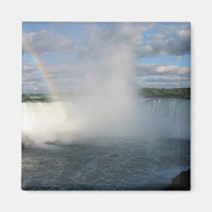 Horseshoe Falls And Rainbow From The Canadian Side Magnet