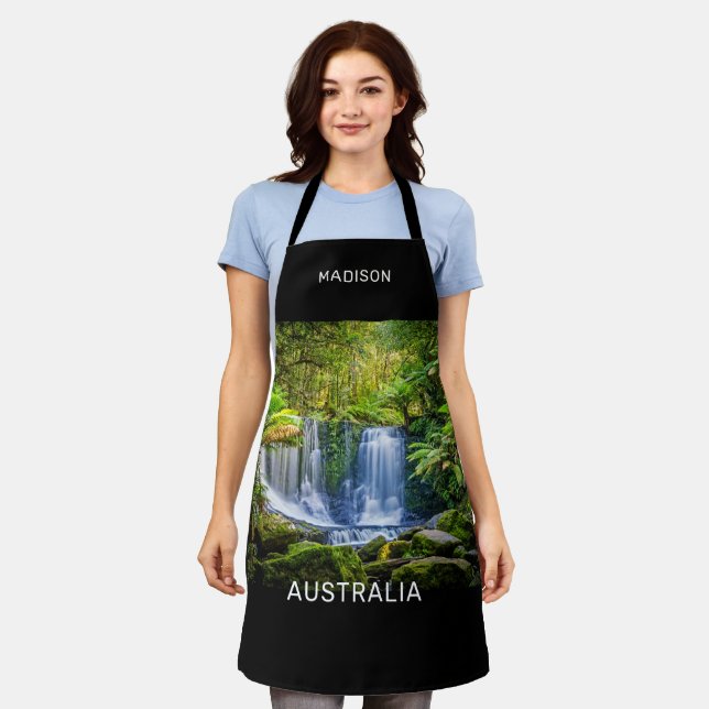 Horseshoe Falls Australia Custom Monogram Apron (Worn)