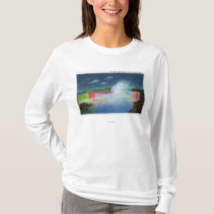 Horseshoe Falls Illuminated at Night # 2 T-Shirt
