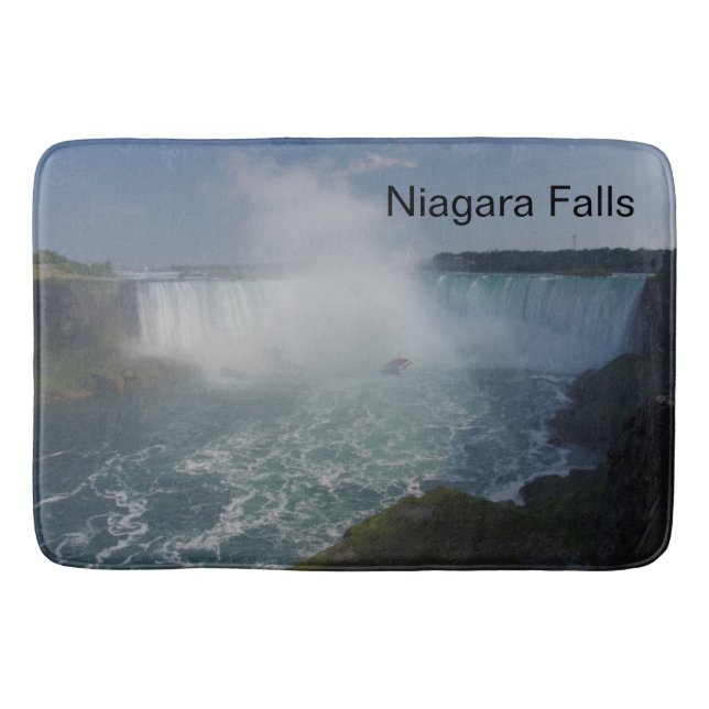 Horseshoe Falls in Niagara Falls Bath Mat (Front)