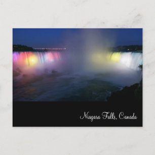 Horseshoe Falls ( Niagara Falls) at night Postcard