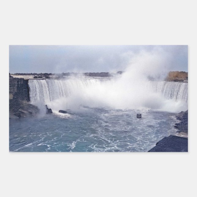 Horseshoe Falls Rectangular Sticker (Front)