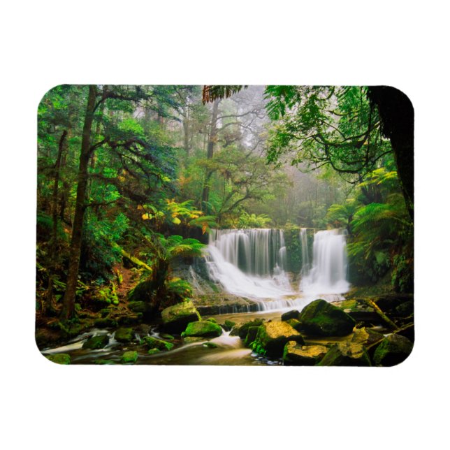 Horseshoe Falls Surrounded by Rainforest Magnet (Horizontal)