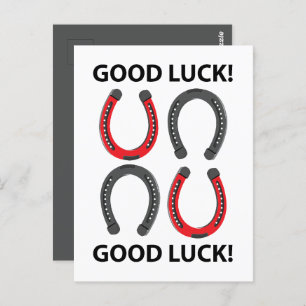 Horseshoe Good Luck Horseshoe Postcard