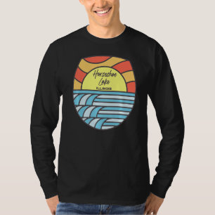 Horseshoe Lake Illinois Il Sunset Vacation Souveni T-Shirt